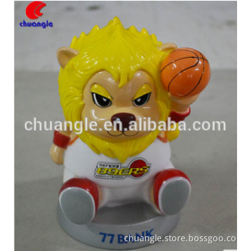 Customized PVC Money Boxes OEM Factory Plastic Lion Coin Bank for Kids